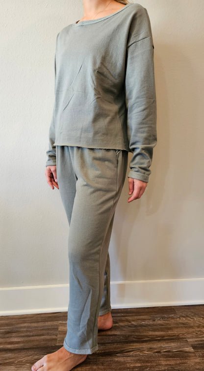 Relaxin' Sweatsuit- Olive